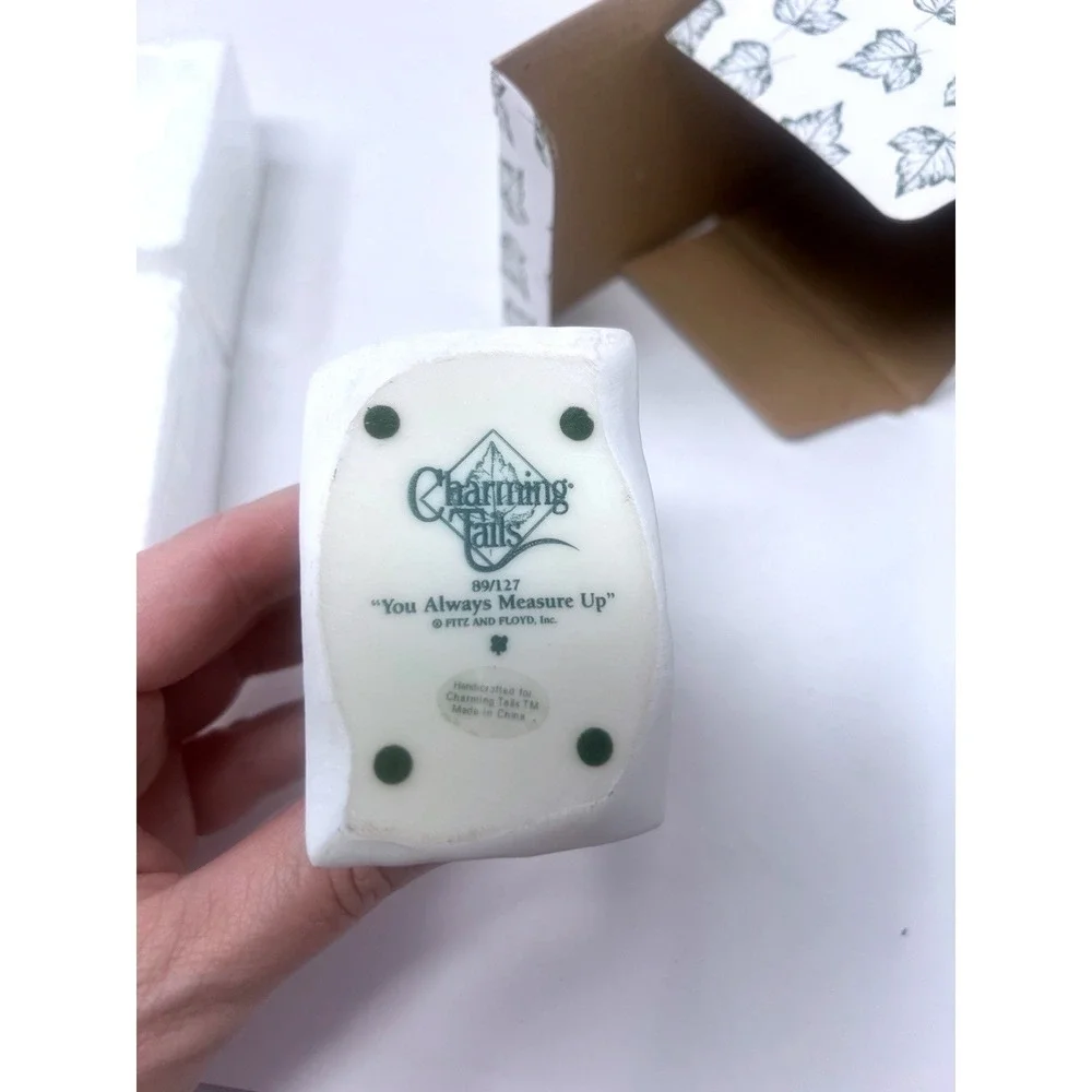 Charming Tails You Always Measure Up 89/127 Fitz Floyd Dean Griff Mouse Box